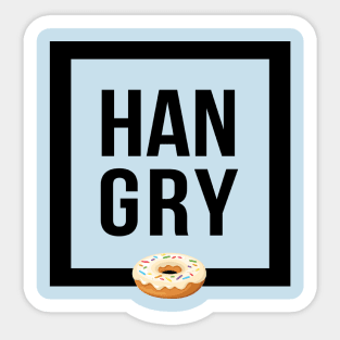 Hangry Donut Sticker